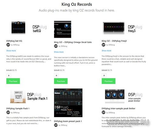 King Oz & DSPplug - Plugins Bundle 22.11.2020