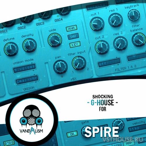 Vandalism - Shocking G-House For Spire (SYNTH PRESET, WAV)