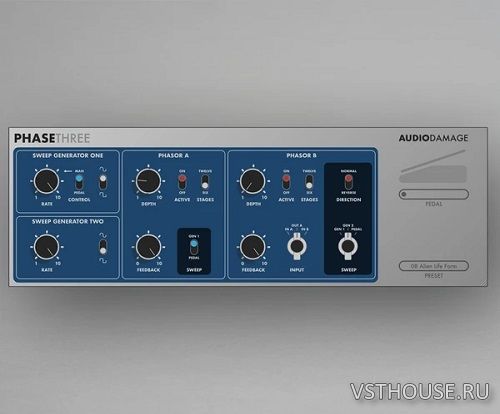 Audio Damage - AD048 PhaseThree 3.1.0 VST, VST3, AAX, AU