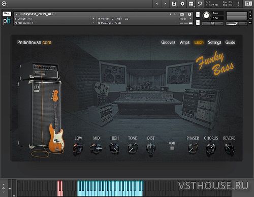 Pettinhouse - FunkyBass 1.1 (KONTAKT)