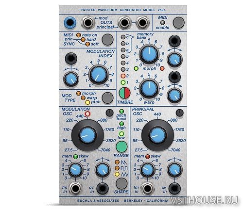 Softube - Buchla 259e Twisted Waveform Generator v2.5.9 SSX x64 Softube - Buchla 259e Twisted Waveform Generator v2.5.9 SSX x64
