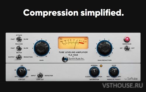 Softube - Summit Audio TLA-100A v2.5.9 SSX, VST, VST3, AAX Softube - Summit Audio TLA-100A v2.5.9 SSX, VST, VST3, AAX
