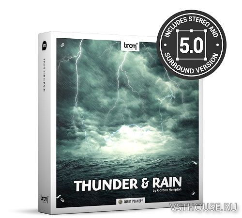 Boom Library - Thunder & Rain Surround Edition (WAV) Boom Library - Thunder & Rain Surround Edition (WAV)