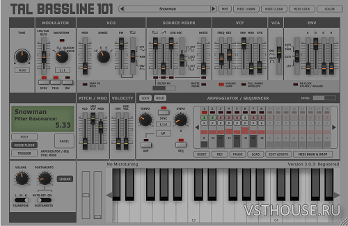 TAL Software - TAL-BassLine-101 v3.3.0 VSTi, AAX, AU WIN.OSX x64 TAL Software - TAL-BassLine-101 v3.3.0 VSTi, AAX, AU WIN.OSX x64