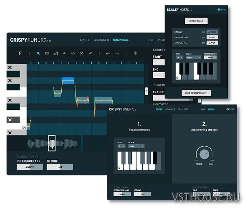 CrushedPixel - CrispyTuner 1.0.12 VST3, AAX x64