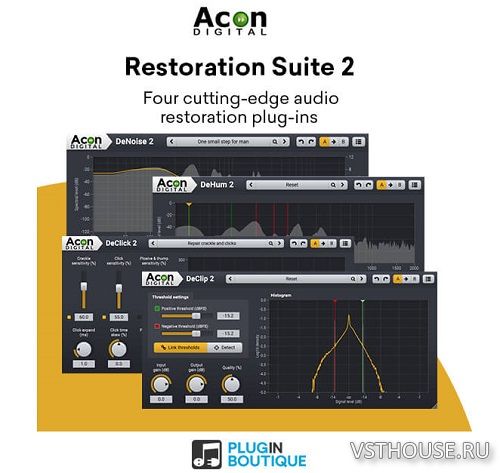 Acon Digital - Restoration Suite 2 v2.1.2 VST, VST3, AAX, AU WIN.OSX Acon Digital - Restoration Suite 2 v2.1.2 VST, VST3, AAX, AU WIN.OSX