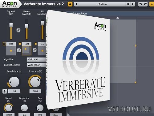 Acon Digital - Verberate Immersive 2.2.1 VST, VST3, RTAS, AAX, AU Acon Digital - Verberate Immersive 2.2.1 VST, VST3, RTAS, AAX, AU