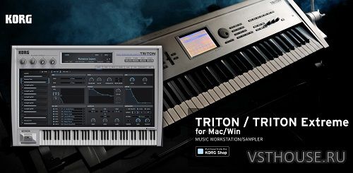 KORG - TRITON Extreme 1.0.2 STANDALONE, VSTi, AAX, AUi WIN.OSX x64 KORG - TRITON Extreme 1.0.2 STANDALONE, VSTi, AAX, AUi WIN.OSX x64