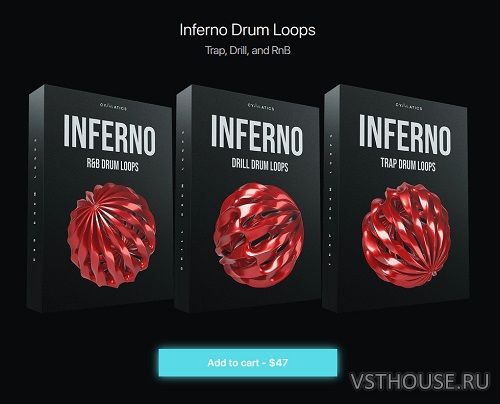 Cymatics - Inferno Drum Loops (MIDI, WAV) Cymatics - Inferno Drum Loops (MIDI, WAV)