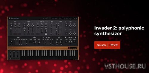 E-phonic - Invader 2 polyphonic synthesizer 1.0.9 VSTi3, AUi WIN.OSX E-phonic - Invader 2 polyphonic synthesizer 1.0.9 VSTi3, AUi WIN.OSX