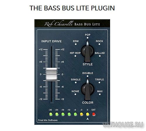 Final Mix Software - THE BASS BUS LITE PLUGIN 1.0.0 VST, AAX, AU Final Mix Software - THE BASS BUS LITE PLUGIN 1.0.0 VST, AAX, AU
