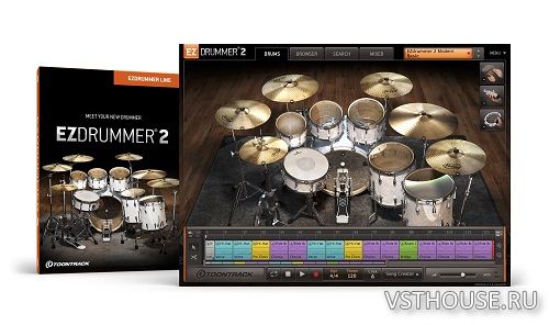 Toontrack - EZdrummer 2.2.2 STANDALONE, VSTi, RTAS, AAX x86 x64 Toontrack - EZdrummer 2.2.2 STANDALONE, VSTi, RTAS, AAX x86 x64