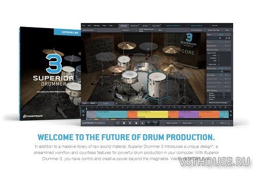 Toontrack - Superior Drummer 3 v3.2.5 Update STANDALONE, VSTi x64 Toontrack - Superior Drummer 3 v3.2.5 Update STANDALONE, VSTi x64