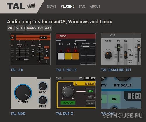 TAL Software - Synths-Plugin Bundle 2021.9