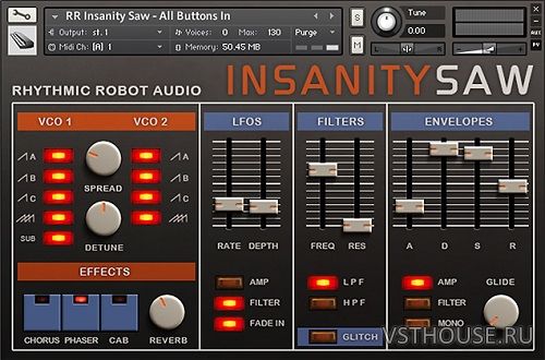 Rhythmic Robot Audio - Insanity Saw (KONTAKT)