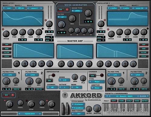 Beatassist & Psytrance Plugins - Akkord 1.0 VSTi, VSTi3 x64