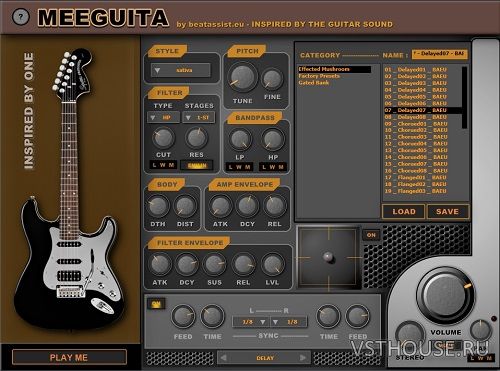 Beatassist & Psytrance Plugins - MeeGuita 1.0 VSTi, VSTi3, AUi