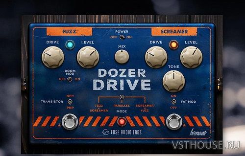 Fuse Audio Labs - Dozer Drive 1.0.0 VST, VST3, AAX, AU WIN.OSX x86 x64
