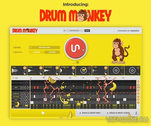 Unison - Drum Monkey 1.0.150 VSTi, VSTi3, AAX x64 Unison - Drum Monkey 1.0.150 VSTi, VSTi3, AAX x64