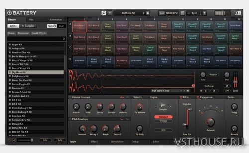 Native Instruments - Battery 4.2.0 STANDALONE, VSTi, VSTi3, AAX x64 Native Instruments - Battery 4.2.0 STANDALONE, VSTi, VSTi3, AAX x64