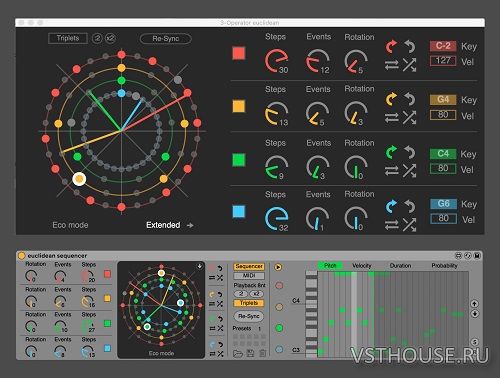 Alkman - Euclidean sequencer Pro 1.1 Max for Live