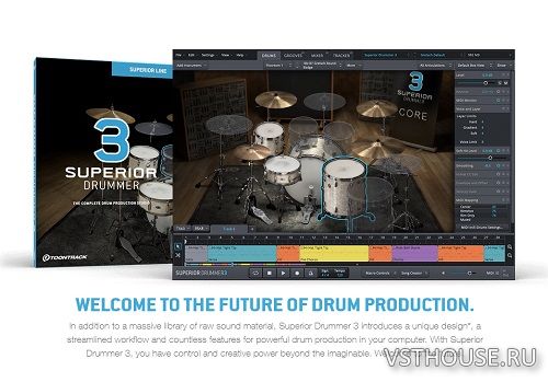 Toontrack - Superior Drummer 3 v3.2.7 STANDALONE, VSTi, AU, AAX Toontrack - Superior Drummer 3 v3.2.7 STANDALONE, VSTi, AU, AAX