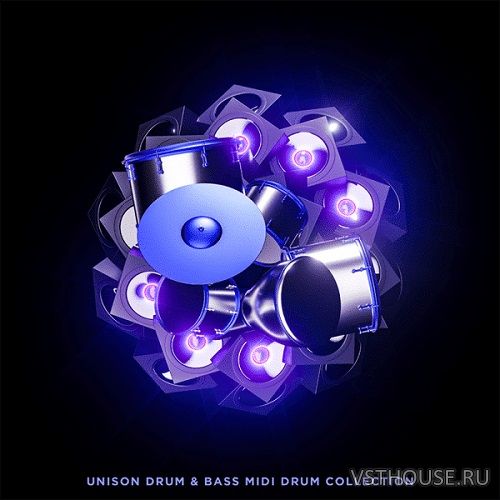 Unison - Drum & Bass MIDI Drum Collection (MIDI, WAV)