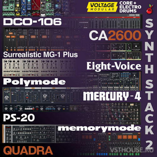 Cherry Audio - Synth + FX Bundle STANDALONE, VSTi, VSTi3, AAX x64 Cherry Audio - Synth + FX Bundle STANDALONE, VSTi, VSTi3, AAX x64