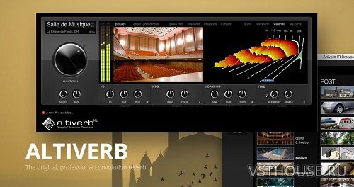 Audioease - Altiverb 7 XL 7.2.8 VST x64 NO INSTALL