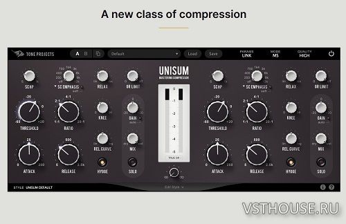 Tone Projects - Unisum Mastering Compressor v1.1.3 VST3, AAX x86 x64 Tone Projects - Unisum Mastering Compressor v1.1.3 VST3, AAX x86 x64