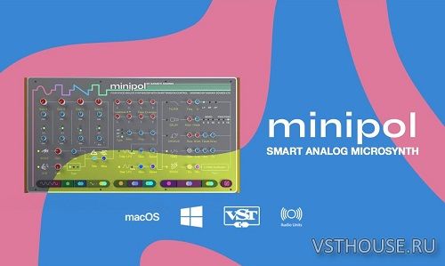 Karanyi Sounds - Minipol v1.0.0 STANDALONE, VSTi3, AU WIN.OSX x64 Karanyi Sounds - Minipol v1.0.0 STANDALONE, VSTi3, AU WIN.OSX x64