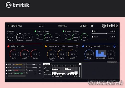 Tritik - Krush Pro v1.1.1 VST, VST3, AAX x64 Tritik - Krush Pro v1.1.1 VST, VST3, AAX x64