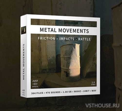 Just Sound Effects - Metal Movements QUAD and Stereo version (WAV) Just Sound Effects - Metal Movements QUAD and Stereo version (WAV)