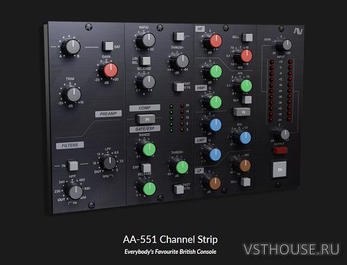 Audio Assault - AA-551 Channel Strip v1.01 VST, VST3, AAX x64 Audio Assault - AA-551 Channel Strip v1.01 VST, VST3, AAX x64