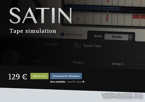 u-he - Satin v1.3.2 VST, VST3, AAX, AU WIN.OSX.LiNUX x86 x64