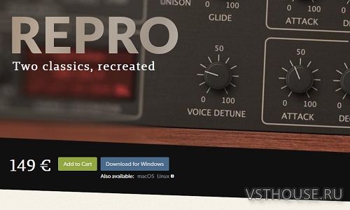 u-he - Repro-1 v1.1.2 VSTi, VST3, AAX, AU WIN.OSX.LiNUX x86 x64