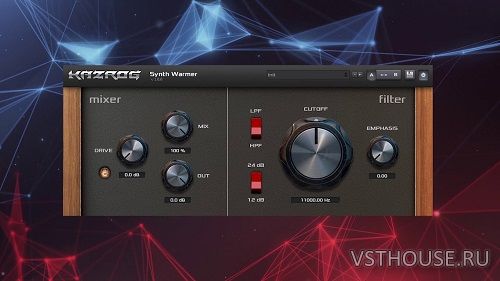 Kazrog - Synth Warmer v1.1.5 VST, VST3, AAX, AU WIN.OSX x64