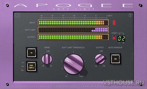 Apogee - Soft Limit 1.0 14 VST, VST3, AAX, AU x64 Apogee - Soft Limit 1.0 14 VST, VST3, AAX, AU x64