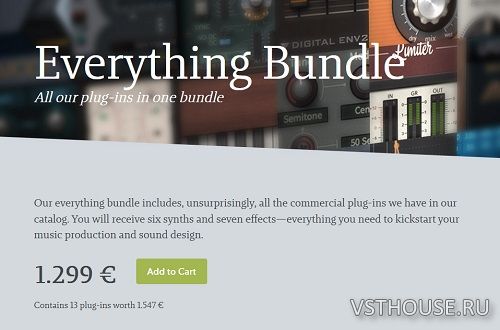 U-he - Everything Bundle 2022 VSTi, VSTi3, AAX x64 [18.01.2023]
