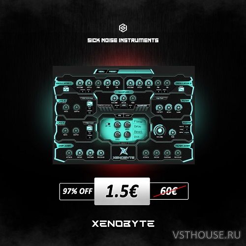 Sick Noise Instruments - XENOBYTE v1.0.0 VSTi, VST3i x64