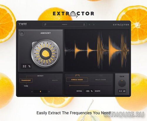 Yum Audio - Extractor v1.0.0 VST3, AAX x64 MOCHA Yum Audio - Extractor v1.0.0 VST3, AAX x64 MOCHA