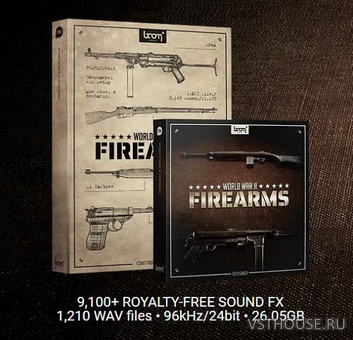 Boom Library - World War II Firearms (WAV) Boom Library - World War II Firearms (WAV)