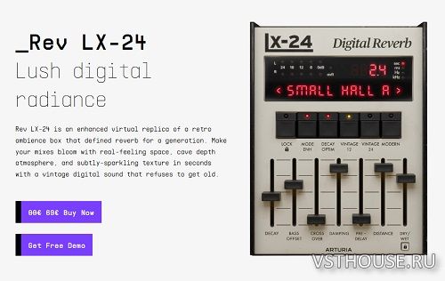 Arturia - Rev LX-24 v1.0.0.1337 VST, VST3, AAX x64