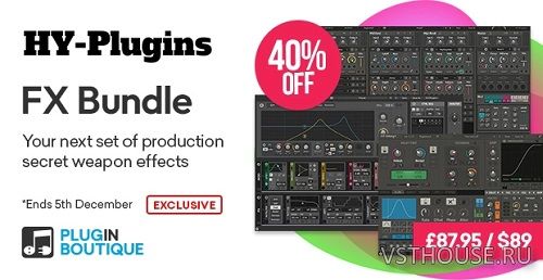 HY-Plugins - FX Bundle VST, VST3, AU WIN.OSX x64 [10.04.2023]