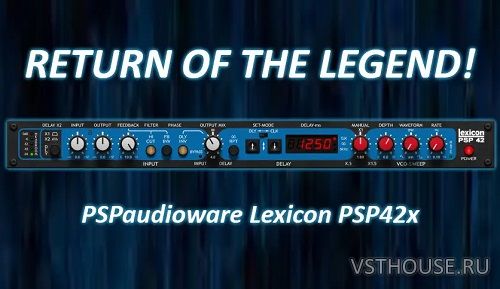 PSPaudioware - Lexicon PSP42x v2.0.0 VST, VST3, AAX x64 R2R PSPaudioware - Lexicon PSP42x v2.0.0 VST, VST3, AAX x64 R2R