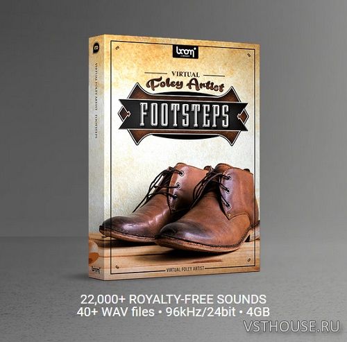 BOOM Library - Virtual Foley Artist Footsteps (KONTAKT, WAV)