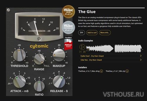 Cytomic - The Glue v1.6.6 VST, VST3 x64 Cytomic - The Glue v1.6.6 VST, VST3 x64