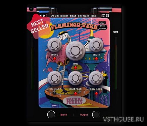 Safari Pedals - Flamingo Verb - 4 wild reverbs in one plugin 1.13.6
