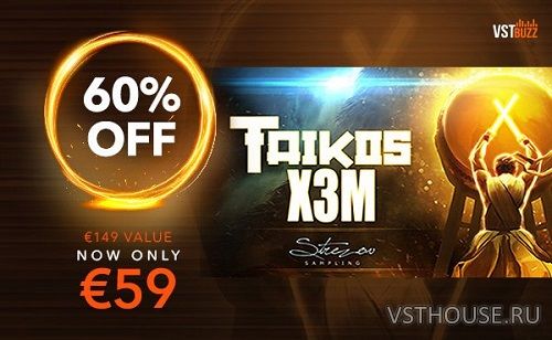 Strezov Sampling - Taikos X3M (Player Edition) (KONTAKT) Strezov Sampling - Taikos X3M (Player Edition) (KONTAKT)
