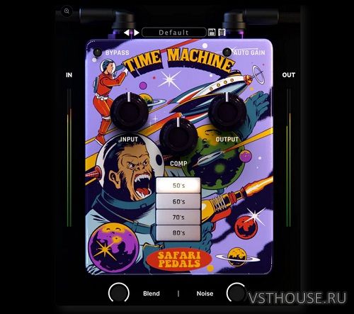 Safari Pedals - Time Machine - Instant vintage compressor and filters
